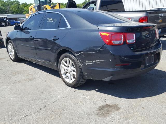 1G11C5SL9FF256166 - 2015 CHEVROLET MALIBU 1LT შავი ფოტო 3