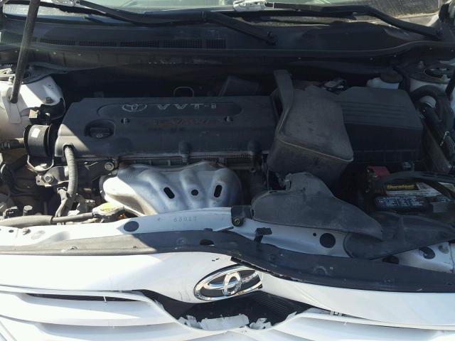 4T1BE46K47U715632 - 2007 TOYOTA CAMRY NEW WHITE photo 7