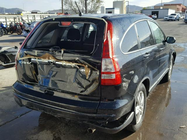 5J6RE4H52BL076542 - 2011 HONDA CR-V EX BLACK photo 4