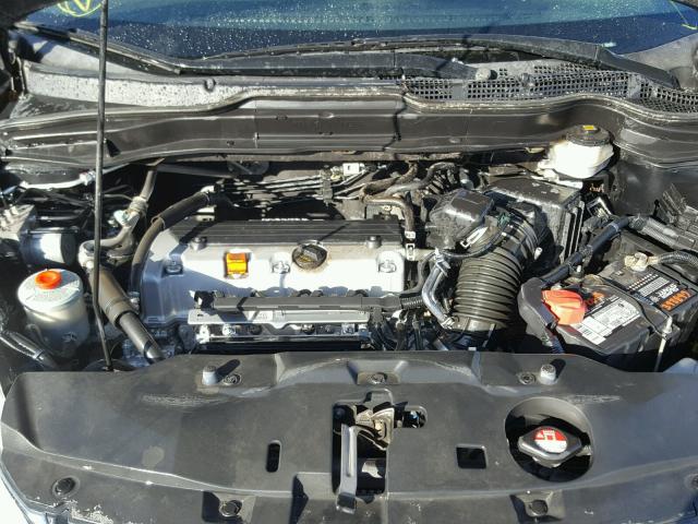 5J6RE4H52BL076542 - 2011 HONDA CR-V EX შავი ფოტო 7