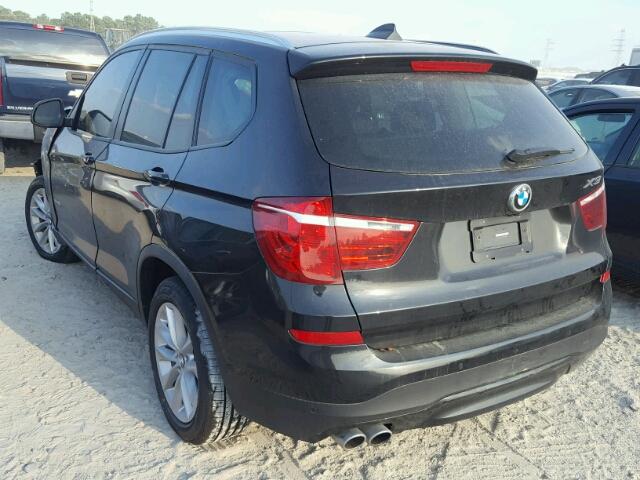 5UXWZ7C30H0X39104 - 2017 BMW X3 SDRIVE2 BLACK photo 3