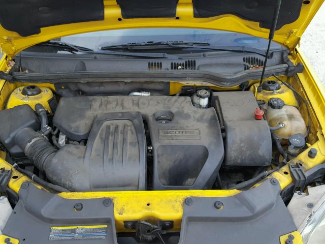 1G2AL15F677367389 - 2007 PONTIAC G5 YELLOW photo 7