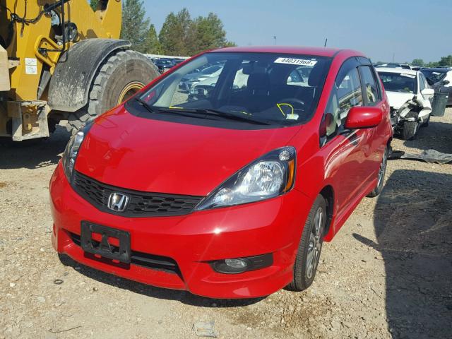 JHMGE8G52DC078721 - 2013 HONDA FIT SPORT RED photo 2