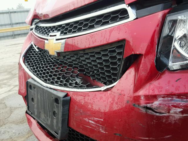 1G1PF5SC3C7318717 - 2012 CHEVROLET CRUZE RED photo 9