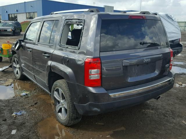 1C4NJPFAXGD612415 - 2016 JEEP PATRIOT LA GRAY photo 3