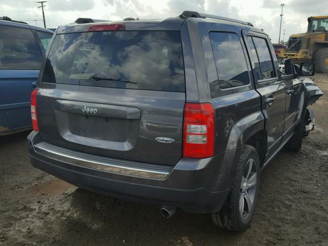 1C4NJPFAXGD612415 - 2016 JEEP PATRIOT LA GRAY photo 4