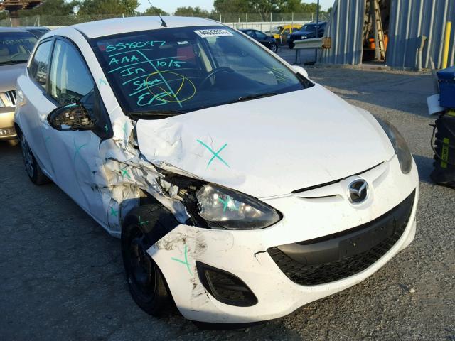 JM1DE1HY5B0120916 - 2011 MAZDA MAZDA2 WHITE photo 1