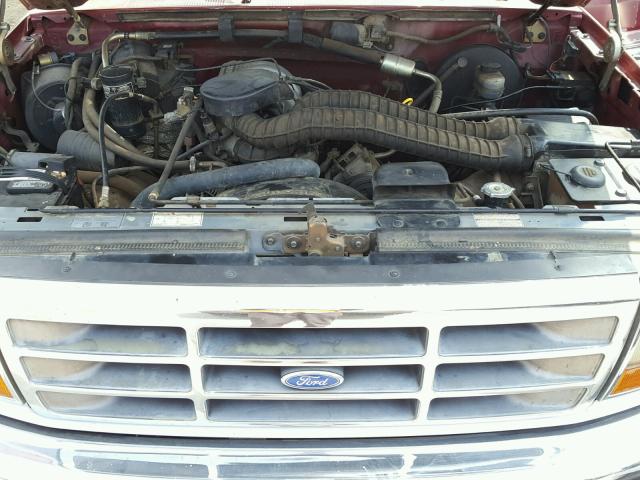 1FMEU15N5PLA84499 - 1993 FORD BRONCO U10 RED photo 7