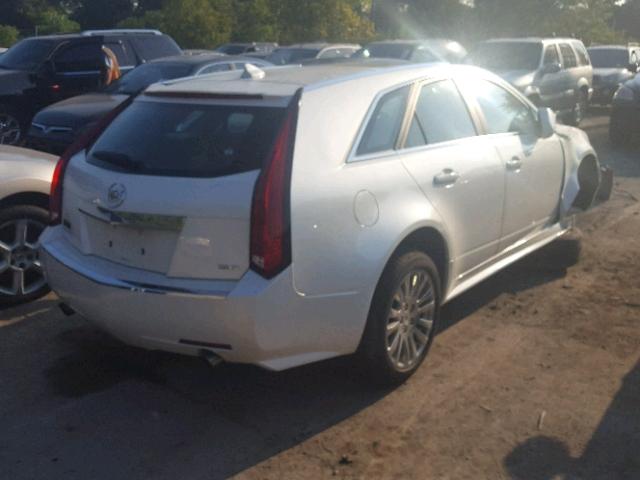 1G6DM8EVXA0120563 - 2010 CADILLAC CTS PERFOR WHITE photo 4