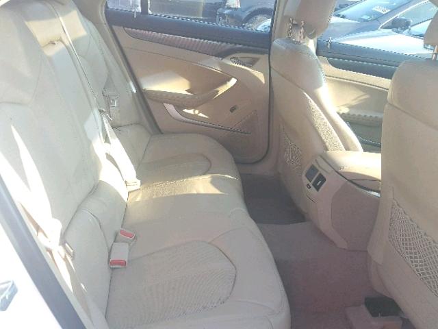 1G6DM8EVXA0120563 - 2010 CADILLAC CTS PERFOR WHITE photo 6