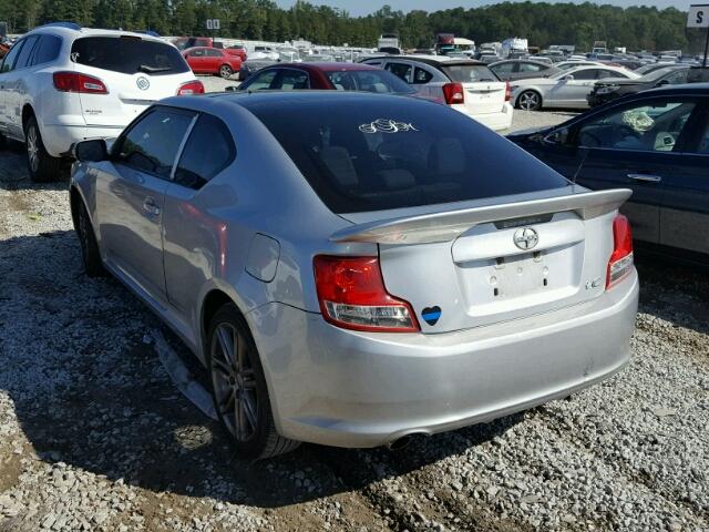 JTKJF5C78B3018863 - 2011 TOYOTA SCION TC 银色 照片 3