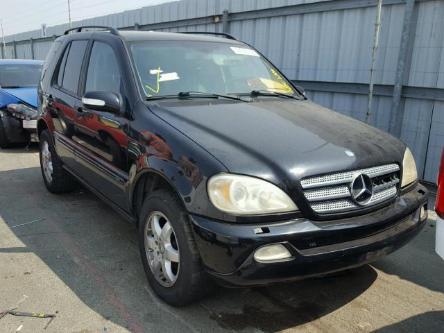 4JGAB57E43A457921 - 2003 MERCEDES-BENZ ML 350 BLACK photo 1