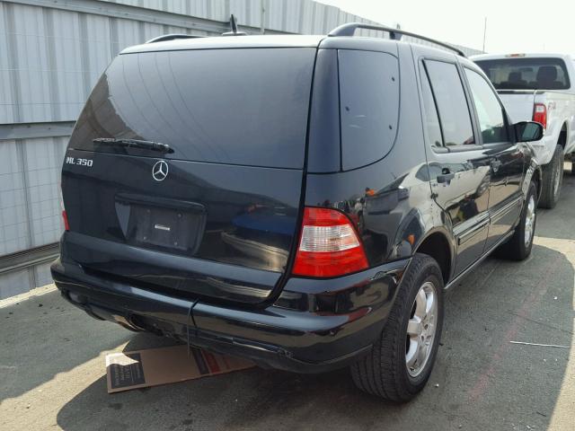 4JGAB57E43A457921 - 2003 MERCEDES-BENZ ML 350 BLACK photo 4