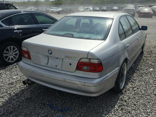 WBADN53492GF70796 - 2002 BMW 540 I SILVER photo 4