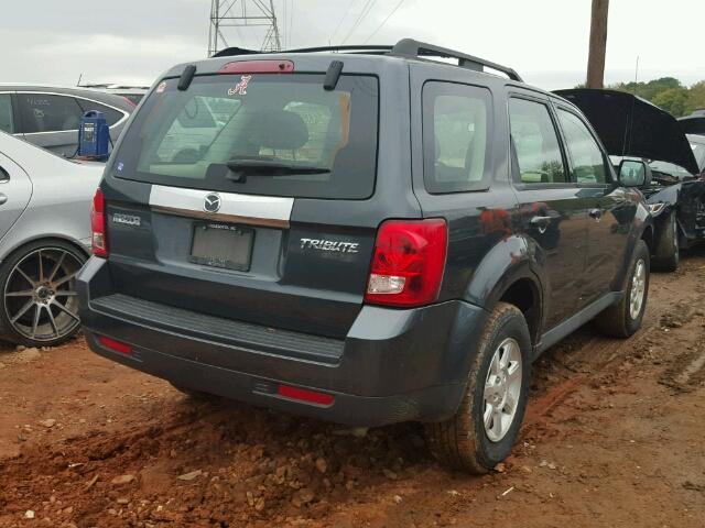 4F2CZ02779KM07960 - 2009 MAZDA TRIBUTE CHARCOAL photo 4