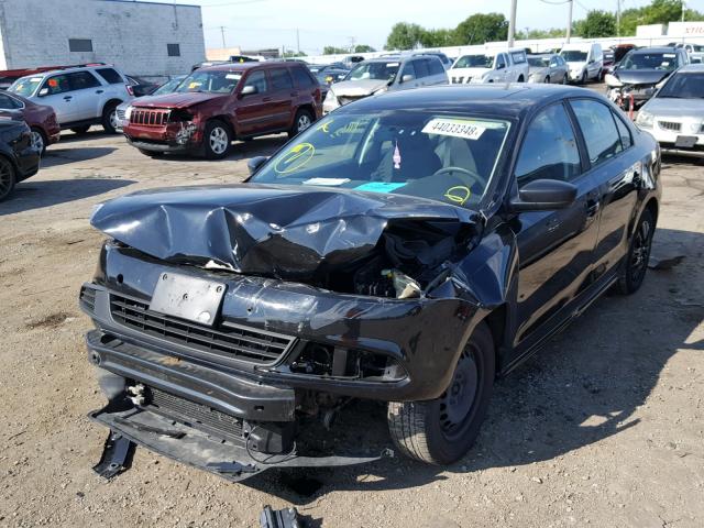 3VW2K7AJXCM319939 - 2012 VOLKSWAGEN JETTA BASE 黑色 照片 2