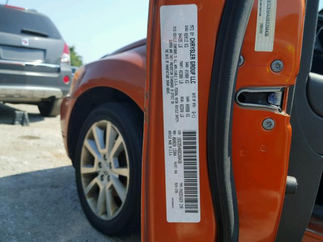 1B3CB5HA6BD268436 - 2011 DODGE CALIBER HE ORANGE photo 10