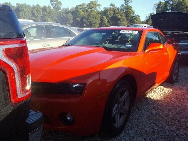 2G1FF1E38C9146277 - 2012 CHEVROLET CAMARO LT ORANGE photo 2