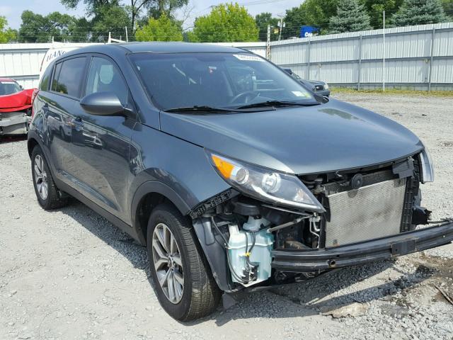 KNDPB3AC7E7655225 - 2014 KIA SPORTAGE B GRAY photo 1