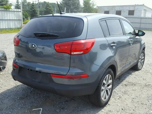 KNDPB3AC7E7655225 - 2014 KIA SPORTAGE B GRAY photo 4