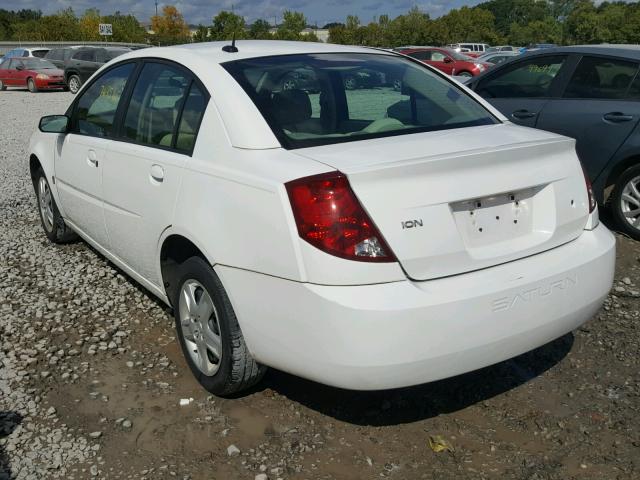 1G8AJ55F87Z209630 - 2007 SATURN ION LEVEL WHITE photo 3