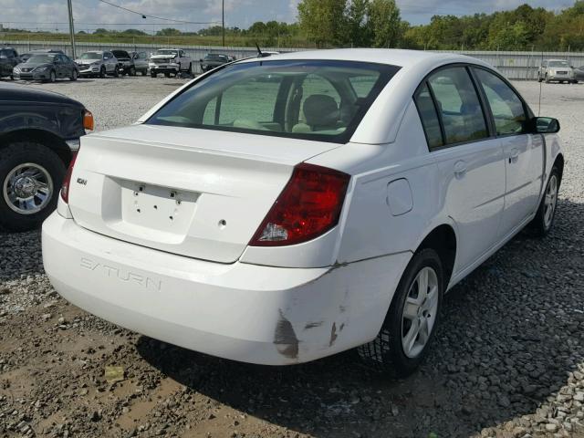 1G8AJ55F87Z209630 - 2007 SATURN ION LEVEL WHITE photo 4