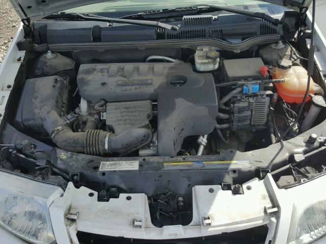 1G8AJ55F87Z209630 - 2007 SATURN ION LEVEL WHITE photo 7