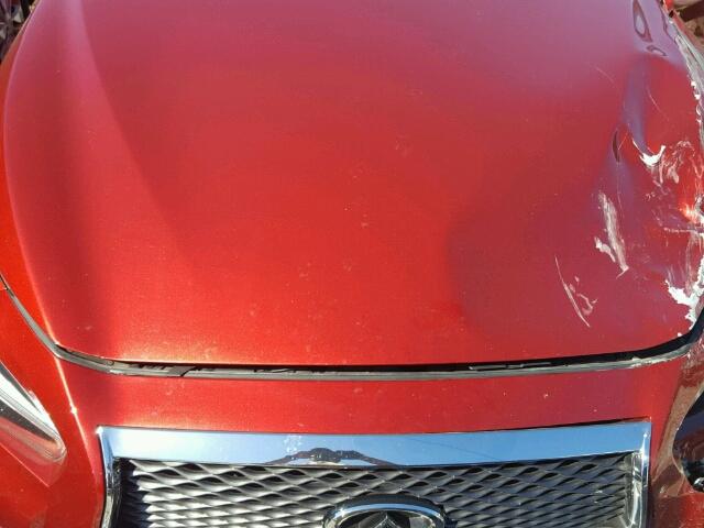 JN1BV7AR2EM688554 - 2014 INFINITI Q50 BASE BURGUNDY photo 7