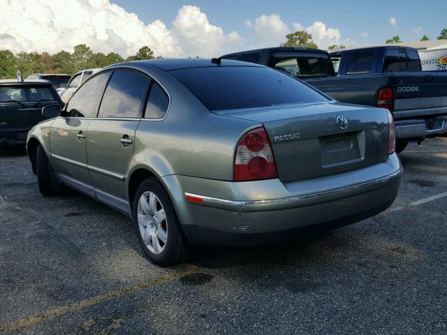 WVWRH63B94P142540 - 2004 VOLKSWAGEN PASSAT GLX 绿色 照片 3