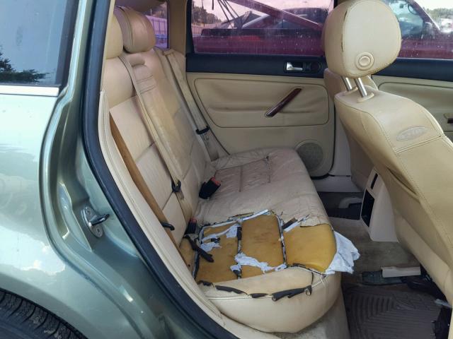 WVWRH63B94P142540 - 2004 VOLKSWAGEN PASSAT GLX 绿色 照片 6