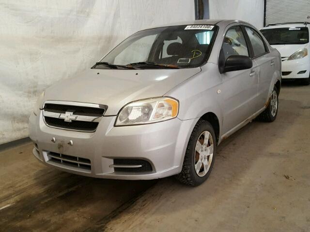 KL1TD56627B045506 - 2007 CHEVROLET AVEO BASE Күміс фото 2