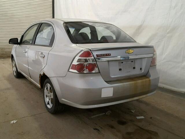 KL1TD56627B045506 - 2007 CHEVROLET AVEO BASE Күміс фото 3