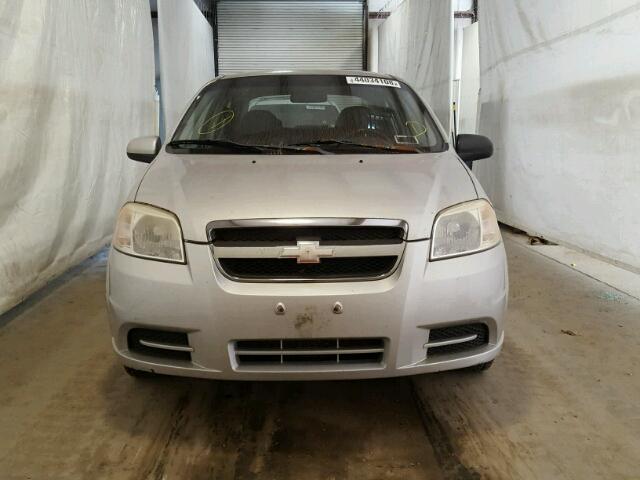 KL1TD56627B045506 - 2007 CHEVROLET AVEO BASE Күміс фото 9