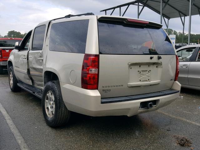 1GNFK16347J204579 - 2007 CHEVROLET SUBURBAN K TAN photo 3