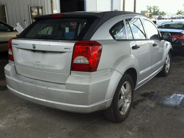 1B3HB48B07D121545 - 2007 DODGE CALIBER SX SILVER photo 4