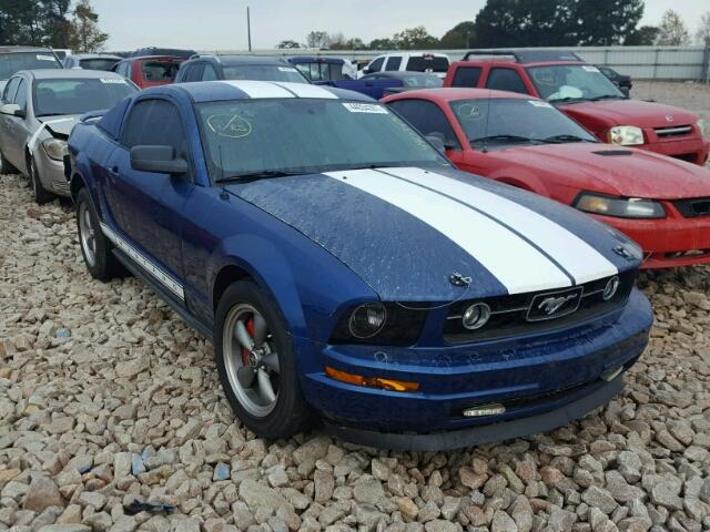 1ZVFT80N765157030 - 2006 FORD MUSTANG BLUE photo 1