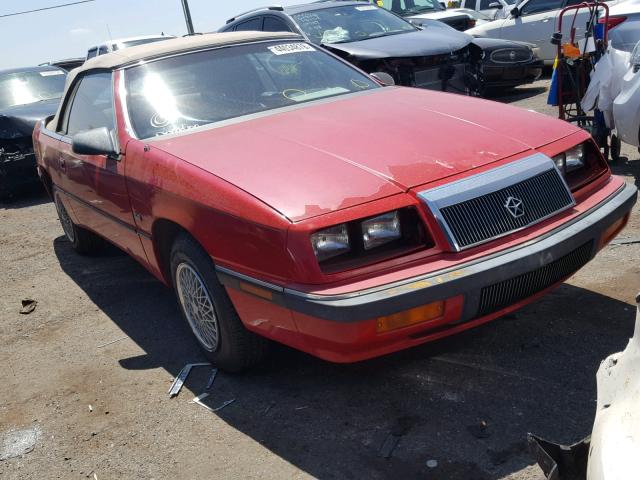 1C3XU4539NF161551 - 1992 CHRYSLER LEBARON RED photo 1