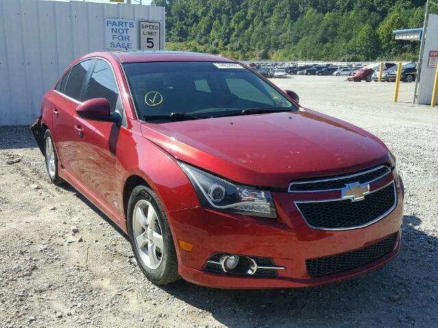 1G1PF5SC1C7378740 - 2012 CHEVROLET CRUZE LT RED photo 1