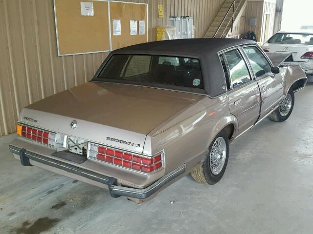 2G2AN69H4E2217787 - 1984 PONTIAC BONNEVILLE BROWN photo 4