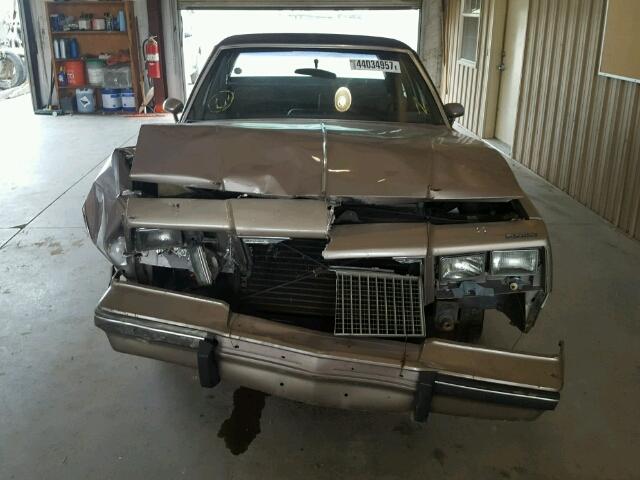 2G2AN69H4E2217787 - 1984 PONTIAC BONNEVILLE BROWN photo 9