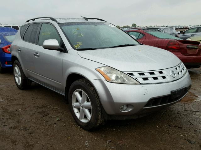 JN8AZ08W23W234133 - 2003 NISSAN MURANO SILVER photo 1