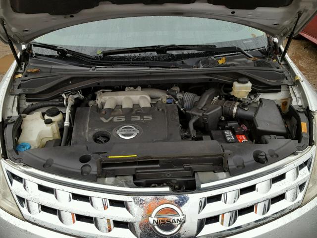 JN8AZ08W23W234133 - 2003 NISSAN MURANO SILVER photo 7