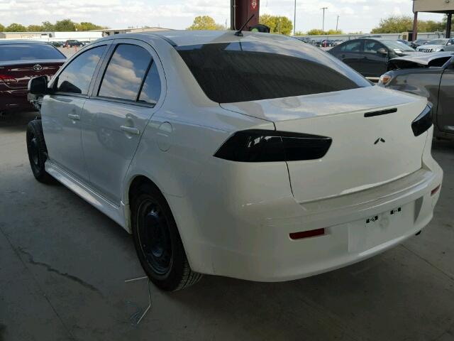 JA32U2FU2DU021268 - 2013 MITSUBISHI LANCER ES/ WHITE photo 3