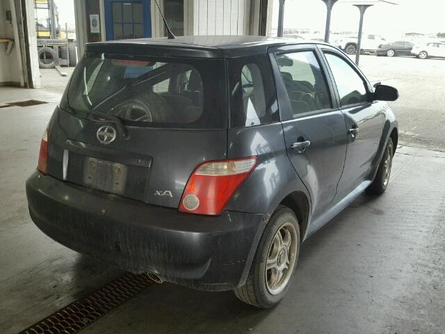 JTKKT604X60136823 - 2006 TOYOTA SCION XA გრაფიტი ფოტო 4