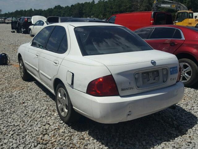 3N1CB51D55L569073 - 2005 NISSAN SENTRA 1.8 WHITE photo 3