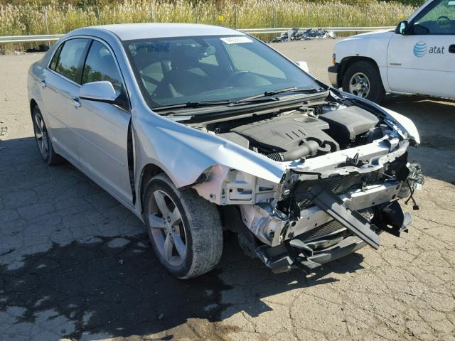 1G1ZC5E07CF232254 - 2012 CHEVROLET MALIBU 1LT SILVER photo 1