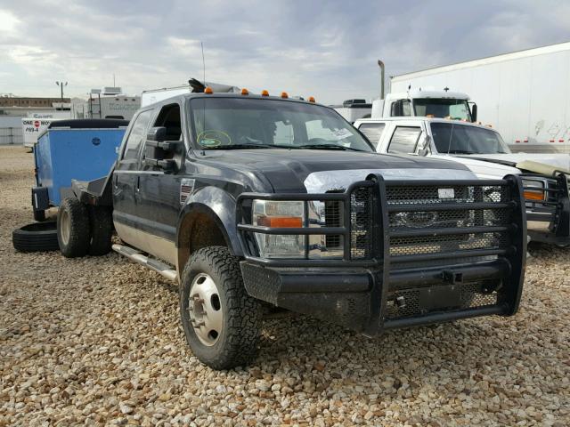 1FTWW33R88EC84755 - 2008 FORD F350 BLACK photo 1