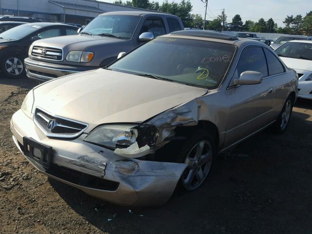 19UYA42412A004824 - 2002 ACURA 3.2CL GOLD photo 2