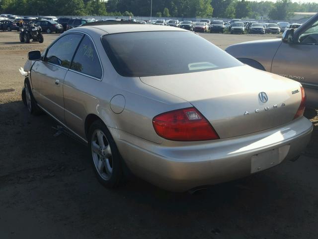 19UYA42412A004824 - 2002 ACURA 3.2CL GOLD photo 3