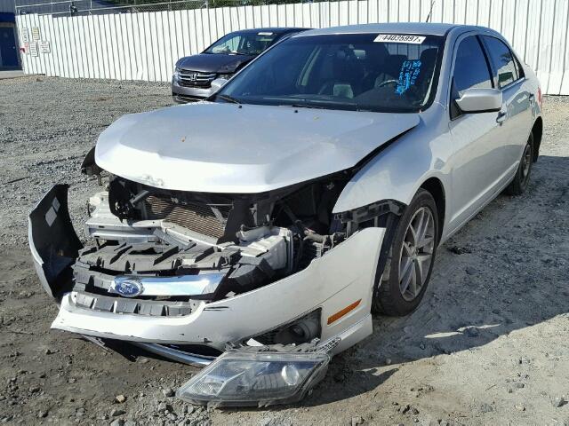 3FAHP0JA5AR344100 - 2010 FORD FUSION SEL SILVER photo 2